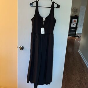 Women’s asymmetrical midi dress, size M, new, no tags